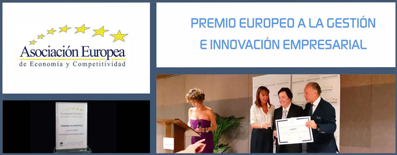 Entrega a Unonet del Premio a la Gestión e Innovación Empresarial